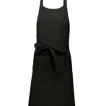 Schort van Polykatoen met zak, black — productfoto 5