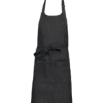 Schort van Polykatoen met zak, black denim — productfoto 6