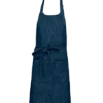 Schort van Polykatoen met zak, denim — productfoto 14