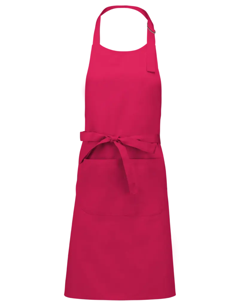 Schort van Polykatoen met zak, fuchsia — productfoto 15