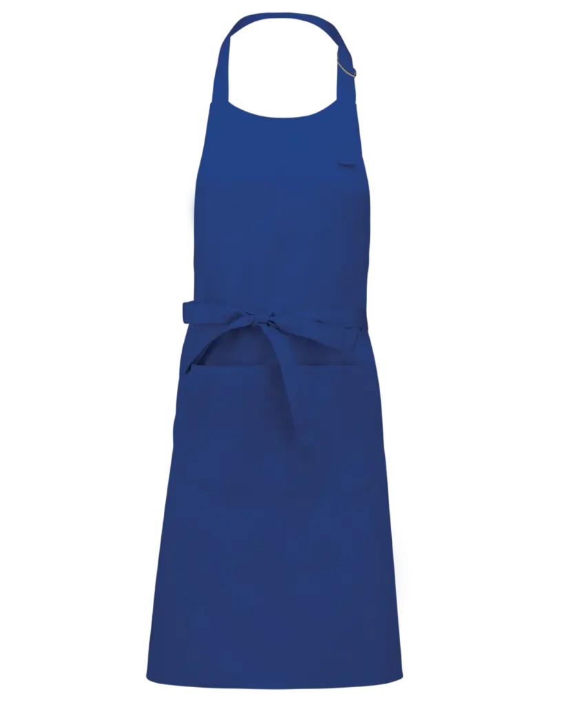 Schort van Polykatoen met zak, royal blue — productfoto 28