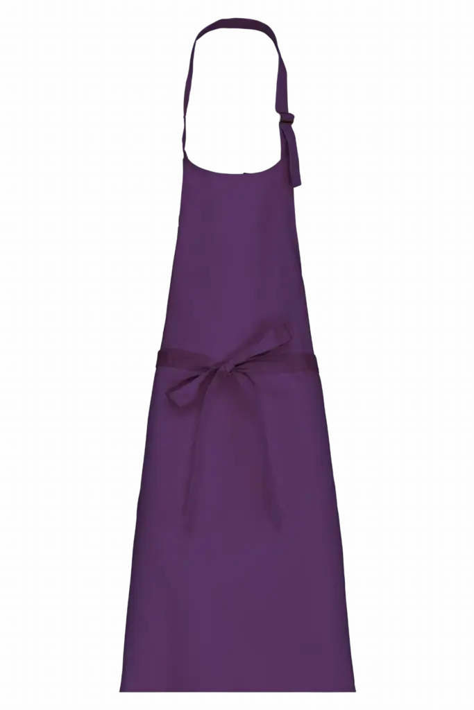 Katoenen schort zonder zak, purple — productfoto 26