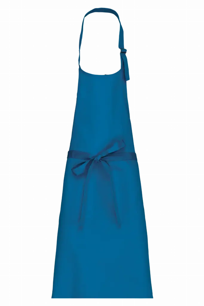 Katoenen schort zonder zak, tropical blue — productfoto 30
