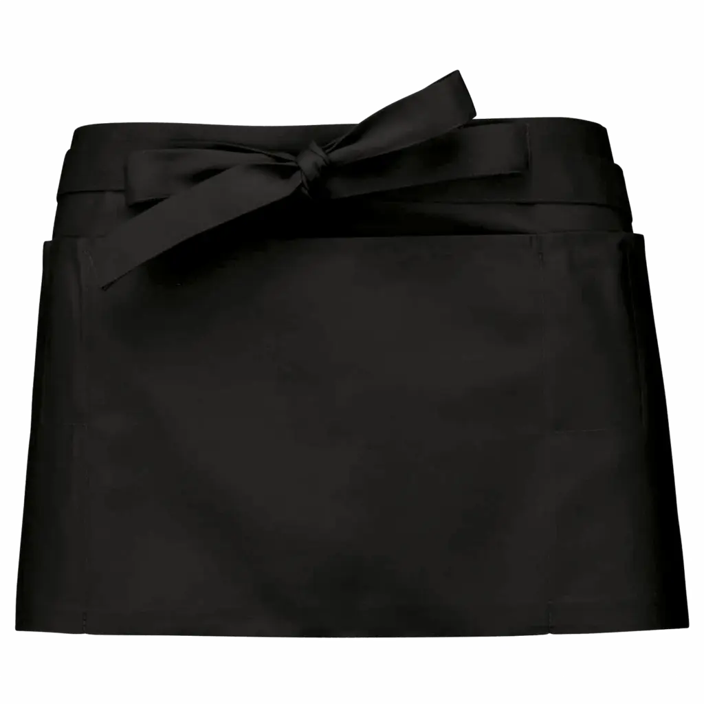 PS_K896_BLACK - Hidalgo-werbeartikel Polykatoen kort schort, black — productfoto 4