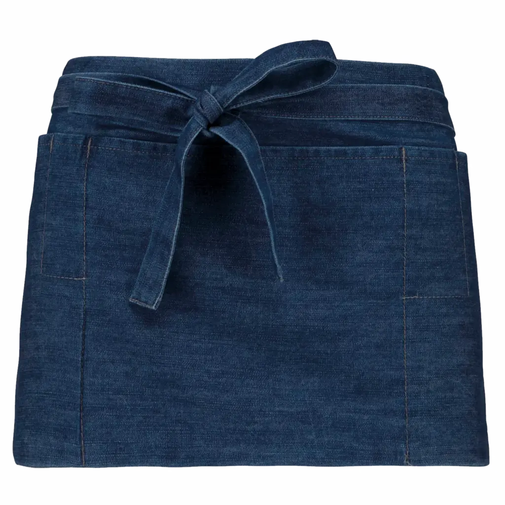 PS_K896_DENIM - Hidalgo-werbeartikel Polykatoen kort schort, denim — productfoto 7