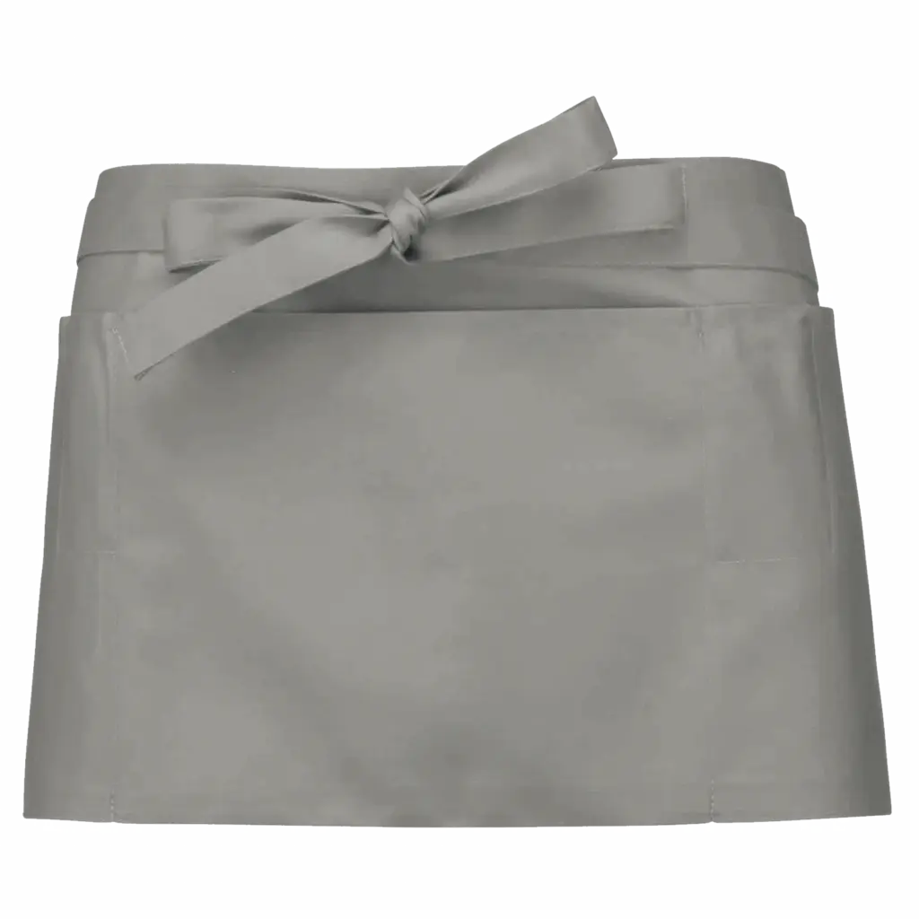 PS_K896_LIGHTGREY - Hidalgo-werbeartikel Polykatoen kort schort, light grey — productfoto 8