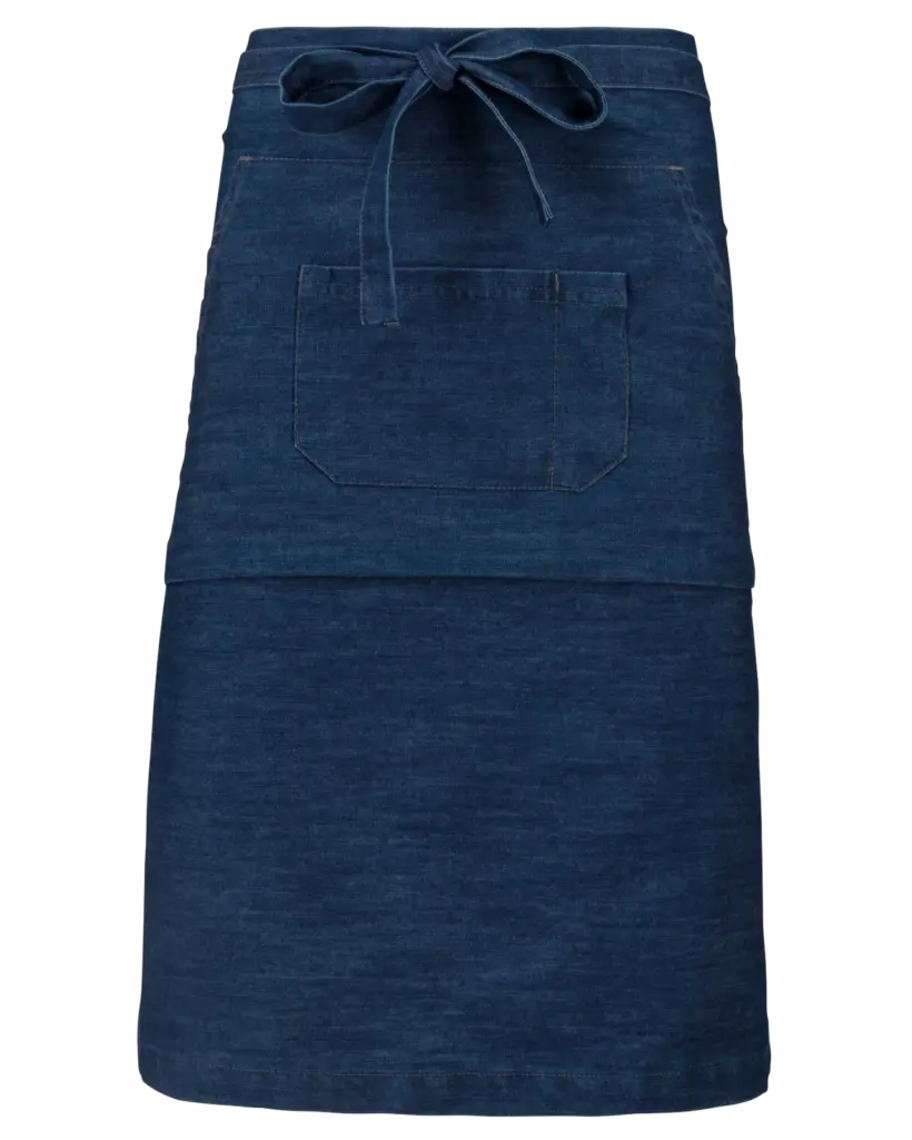 PS_K897_DENIM - Hidalgo-werbeartikel Polykatoen lang schort, denim — productfoto 9