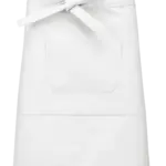 Katoenen halflang schort, white — productfoto 13