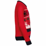 PS_K9012-S_CHERRYRED - Hidalgo-werbeartikel Kinder kersttrui met ronde hals, cherry red