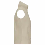 Bodywarmer van microfleece dames, beige — productfoto 6