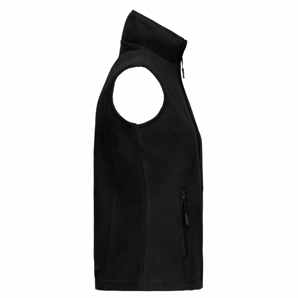 Bodywarmer van microfleece dames, black — productfoto 7