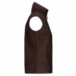 Bodywarmer van microfleece dames, chocolate — productfoto 9