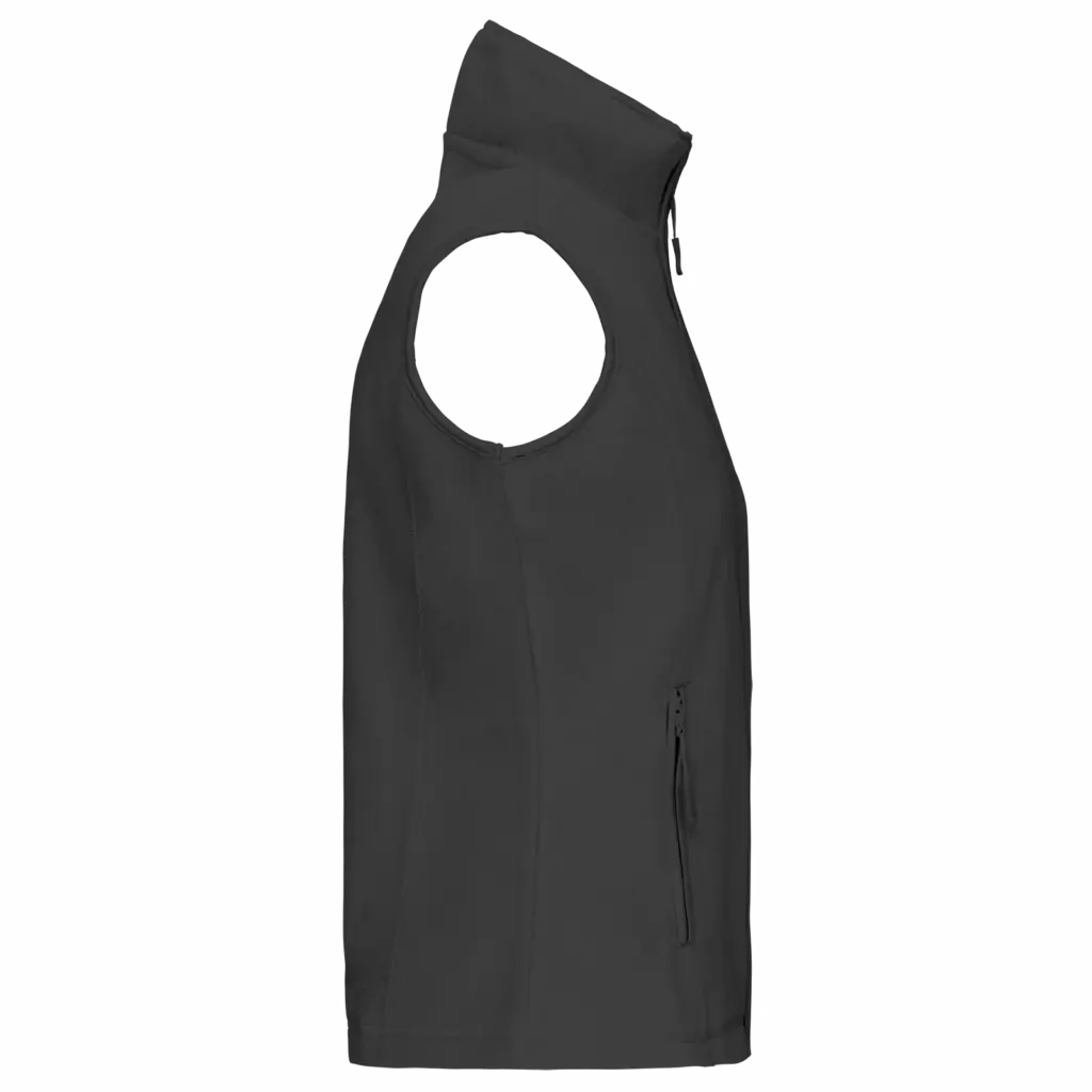 Bodywarmer van microfleece dames, dark grey — productfoto 12