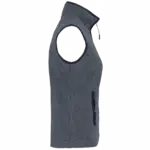 Bodywarmer van microfleece dames, french navy heather — productfoto 15