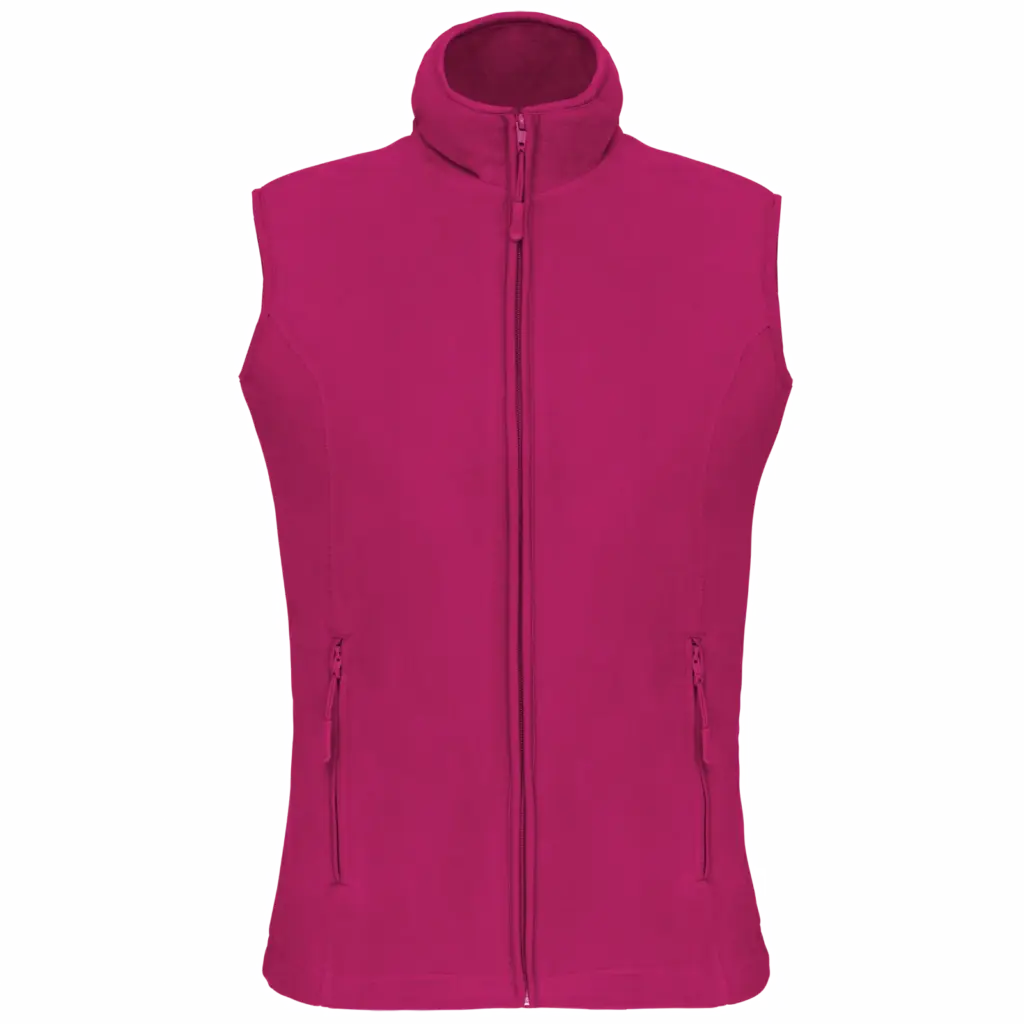 Bodywarmer Damen bedrucken K906 Fleece Anti-Pilling XS-4XL — Produktfoto 17