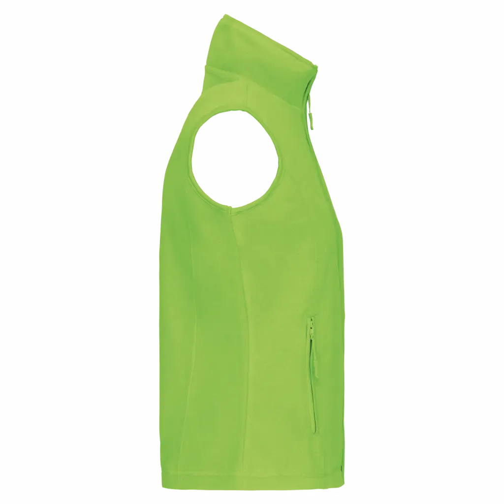 Bodywarmer van microfleece dames, lime — productfoto 20
