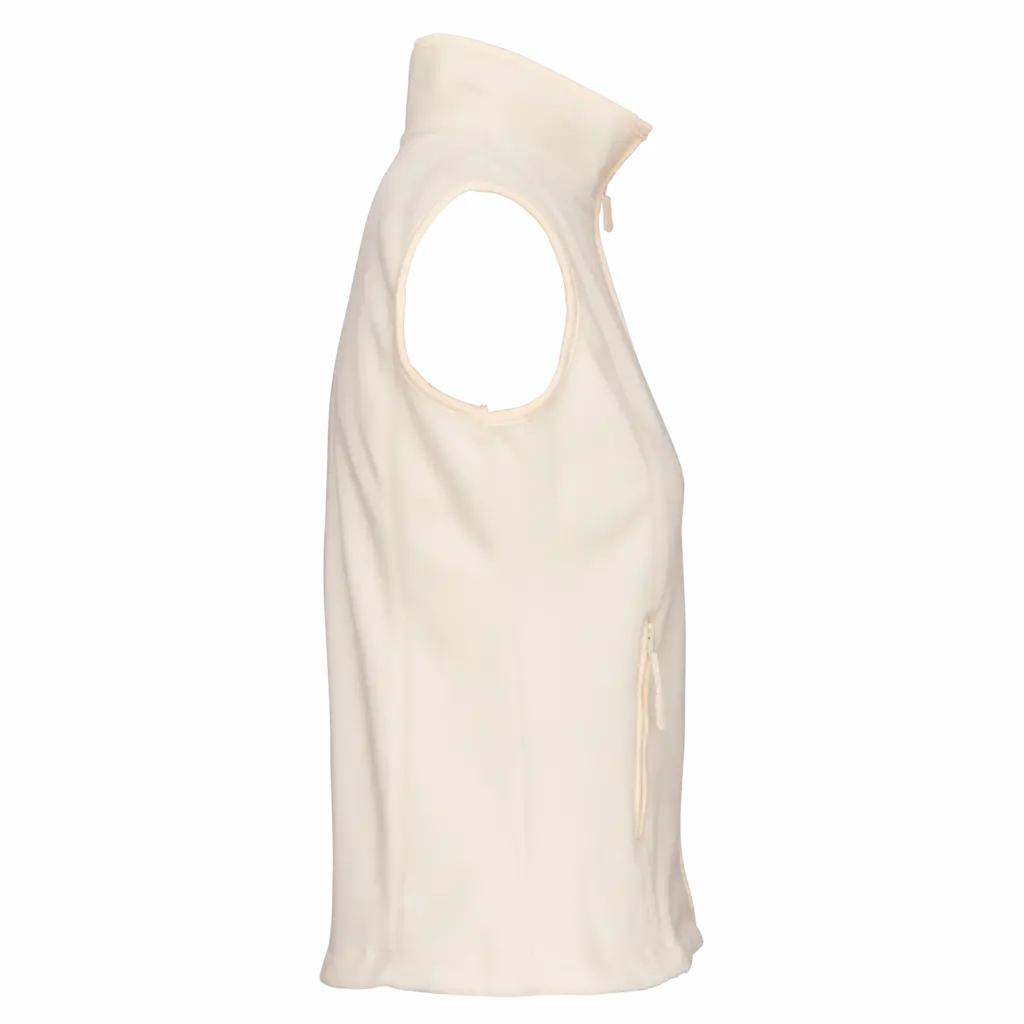 Bodywarmer van microfleece dames, natural — productfoto 21