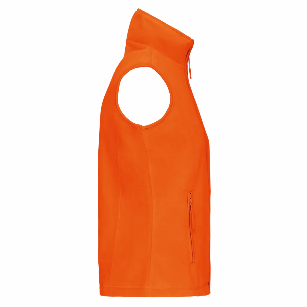 Bodywarmer van microfleece dames, orange — productfoto 23