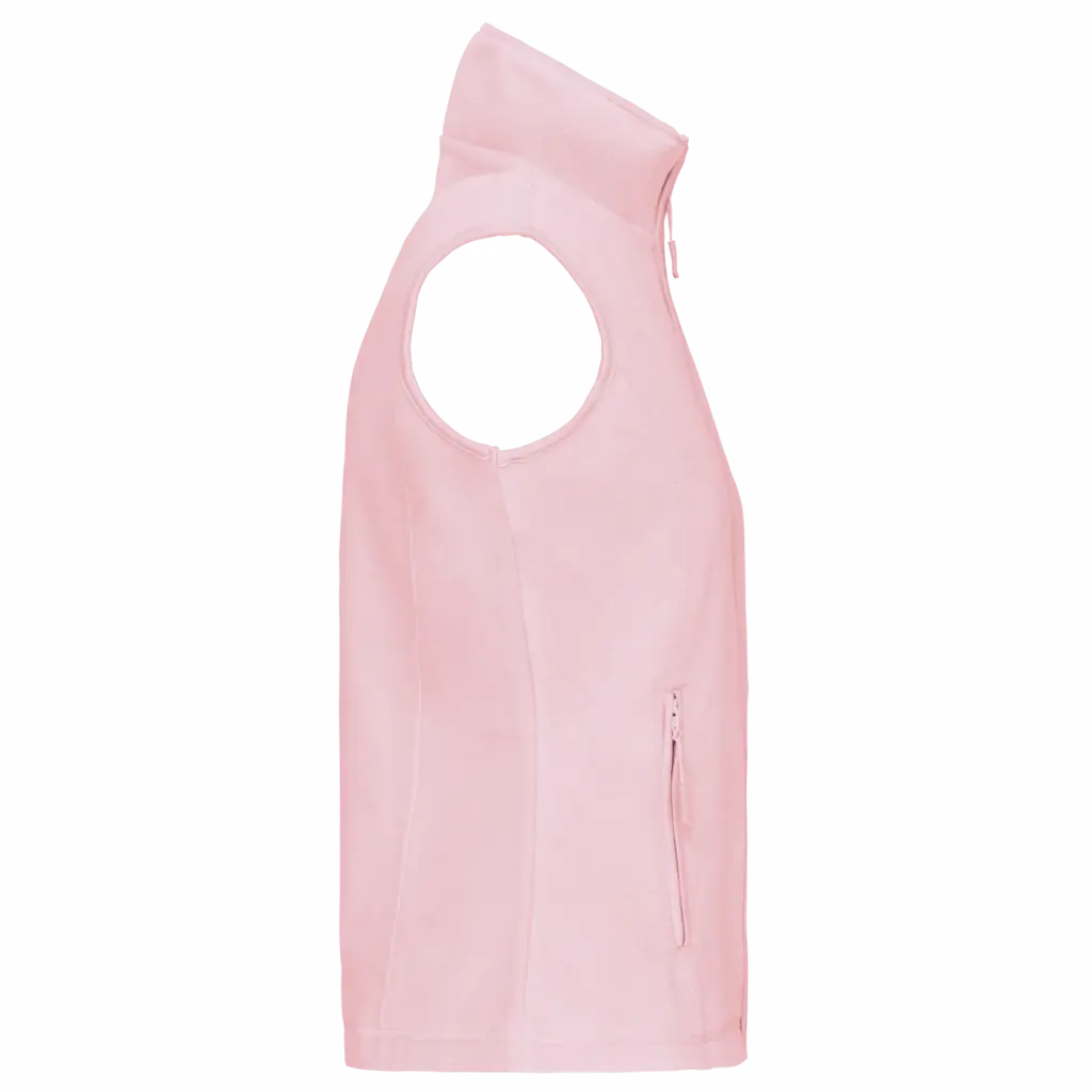 Bodywarmer van microfleece dames, pale pink — productfoto 24