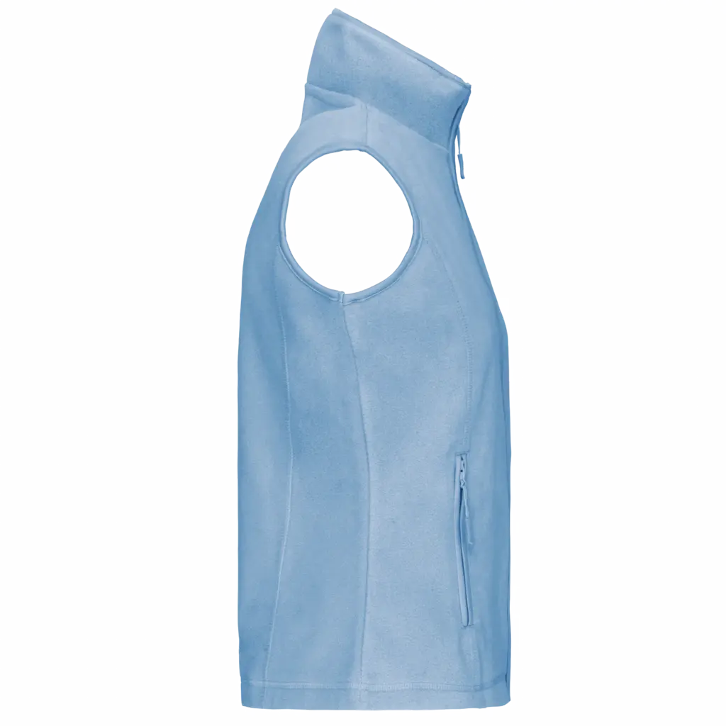 Bodywarmer van microfleece dames, sky blue — productfoto 29