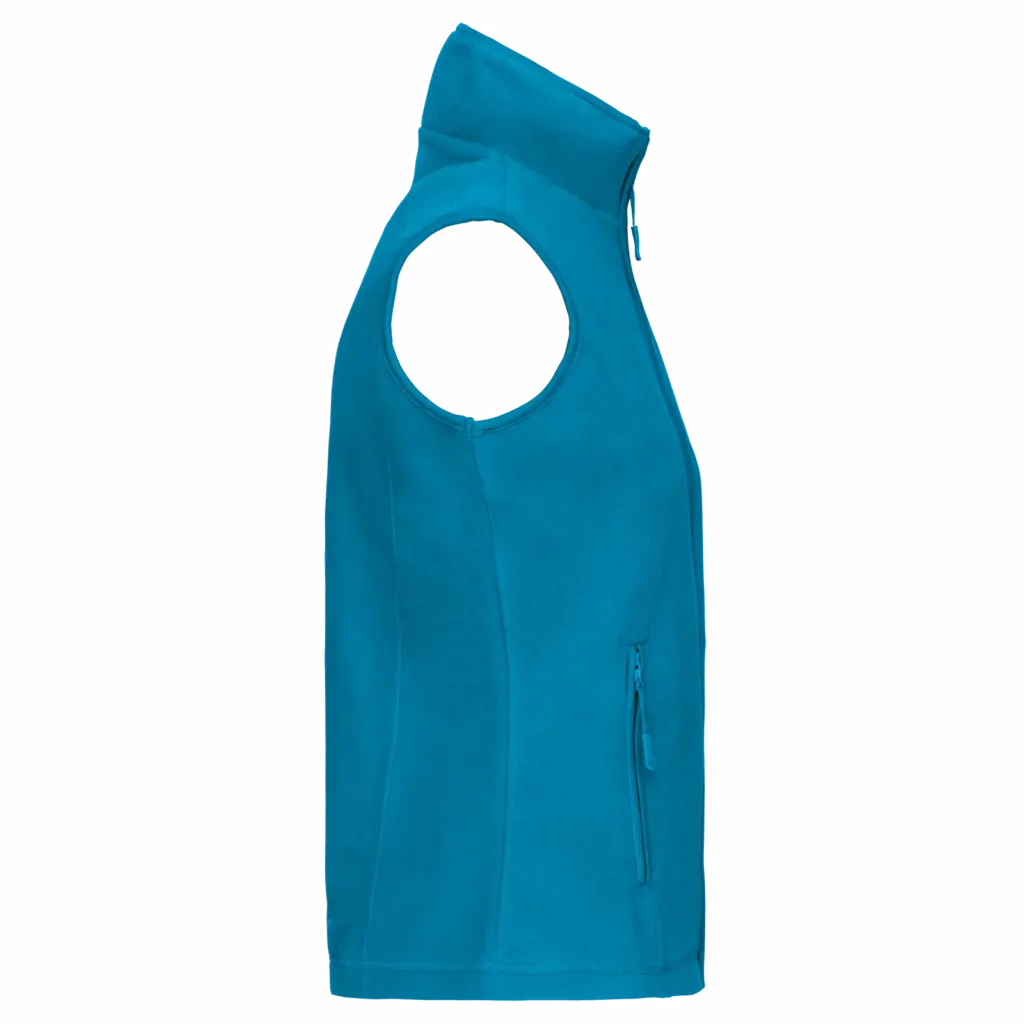Bodywarmer van microfleece dames, tropical blue — productfoto 31