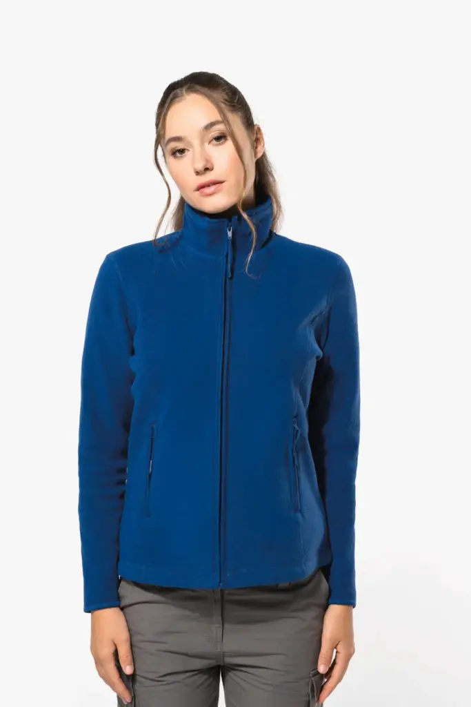 Microfleece met rits dames