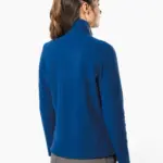 Microfleece met rits dames — productfoto 2
