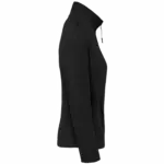 PS_K907-S_BLACK - Hidalgo-werbeartikel Microfleece met rits dames, black — productfoto 7