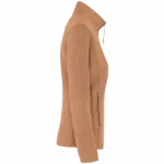 PS_K907-S_CAMELHEATHER - Hidalgo-werbeartikel Microfleece met rits dames, camel heather — productfoto 8