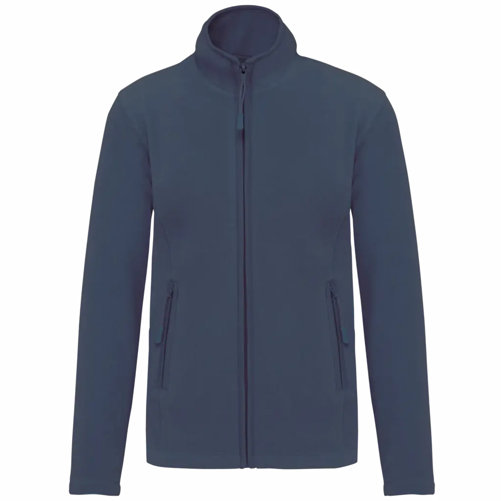 Microfleece met rits dames, deep blue — productfoto 14
