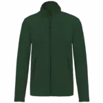 Microfleece met rits dames, forest green — productfoto 15