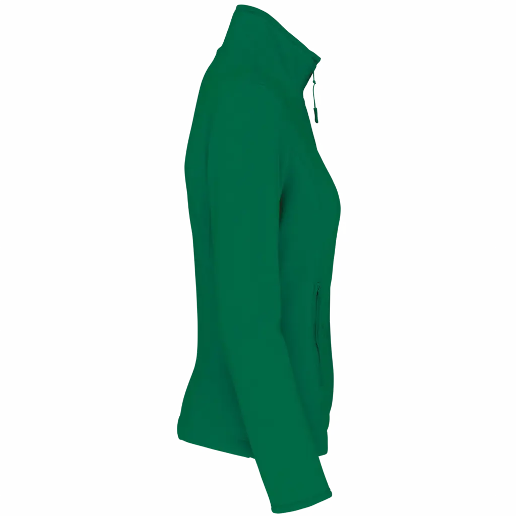 PS_K907-S_KELLYGREEN - Hidalgo-werbeartikel Microfleece met rits dames, kelly green — productfoto 19