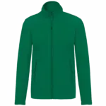 Microfleece met rits dames, kelly green — productfoto 20