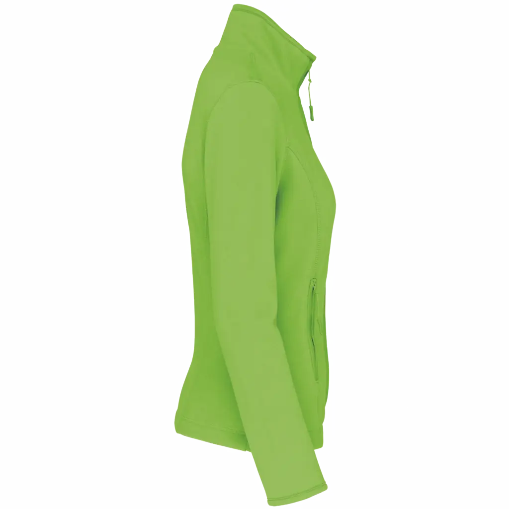 PS_K907-S_LIME - Hidalgo-werbeartikel Microfleece met rits dames, lime — productfoto 20