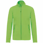 Microfleece met rits dames, lime — productfoto 21