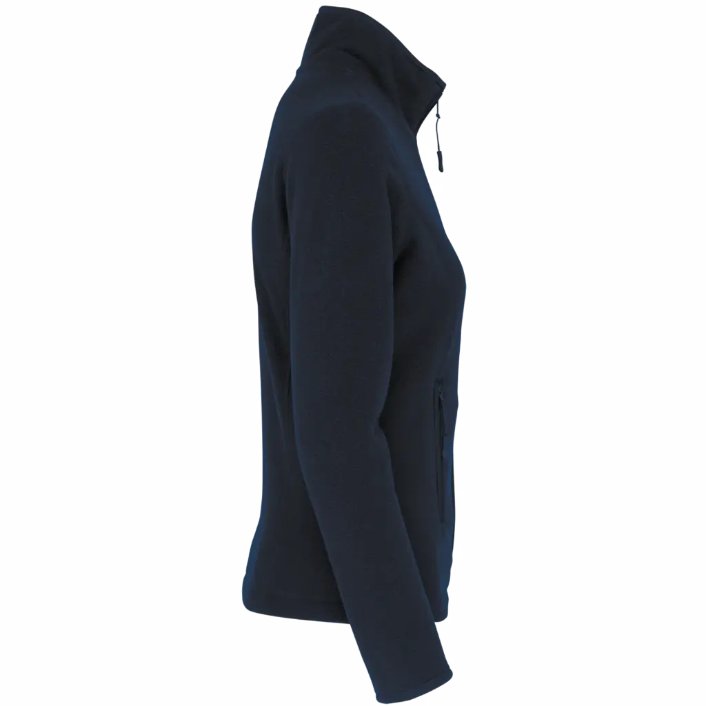 PS_K907-S_NAVY - Hidalgo-werbeartikel Microfleece met rits dames, navy — productfoto 22