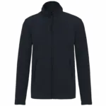 Microfleece met rits dames, navy — productfoto 23