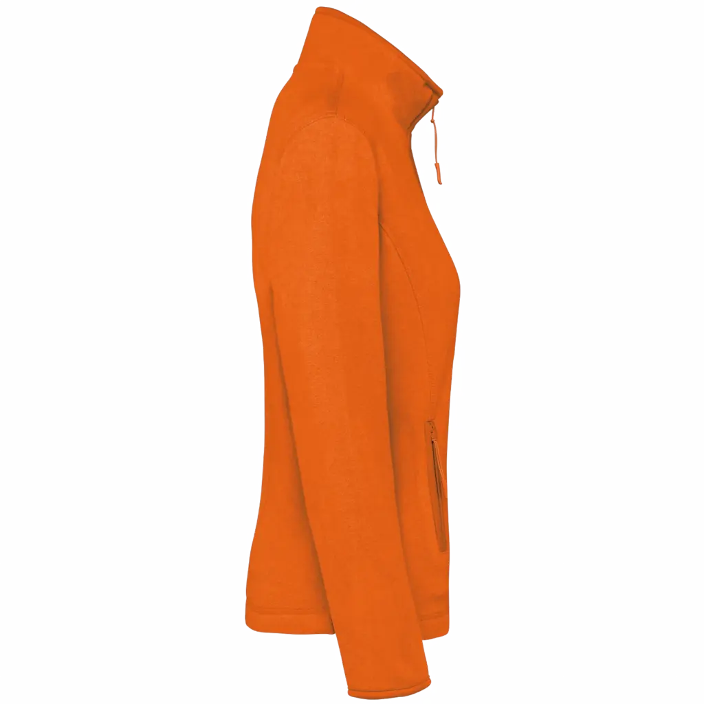 PS_K907-S_ORANGE - Hidalgo-werbeartikel Microfleece met rits dames, orange — productfoto 23