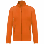 Microfleece met rits dames, orange — productfoto 24