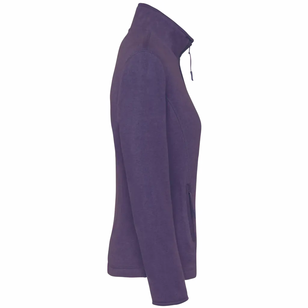 PS_K907-S_PURPLE - Hidalgo-werbeartikel Microfleece met rits dames, purple — productfoto 25