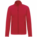 Microfleece met rits dames, red — productfoto 27