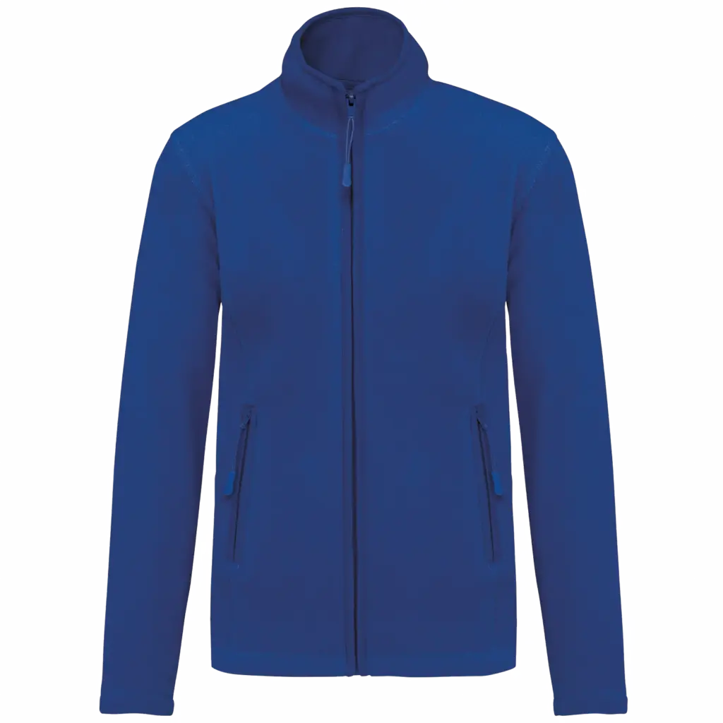 Microfleece met rits dames, royal blue — productfoto 28