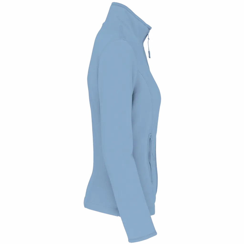 PS_K907-S_SKYBLUE - Hidalgo-werbeartikel Microfleece met rits dames, sky blue — productfoto 29