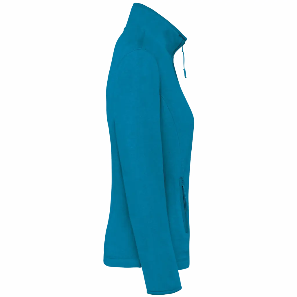 PS_K907-S_TROPICALBLUE - Hidalgo-werbeartikel Microfleece met rits dames, tropical blue — productfoto 31