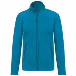 Microfleece met rits dames, tropical blue — productfoto 32