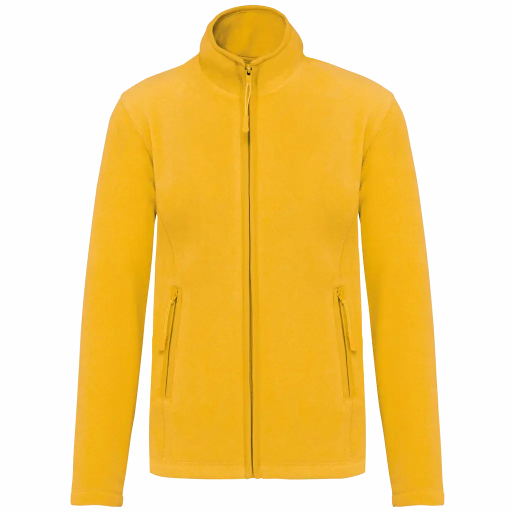 Microfleece met rits dames, yellow — productfoto 35