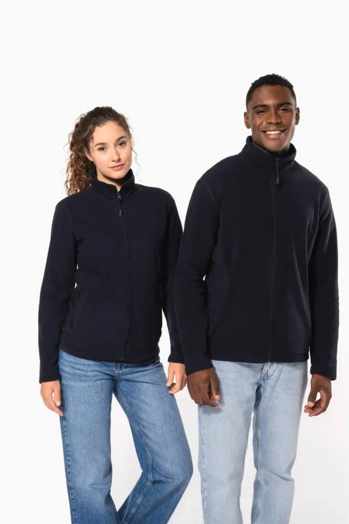 Microfleece met rits