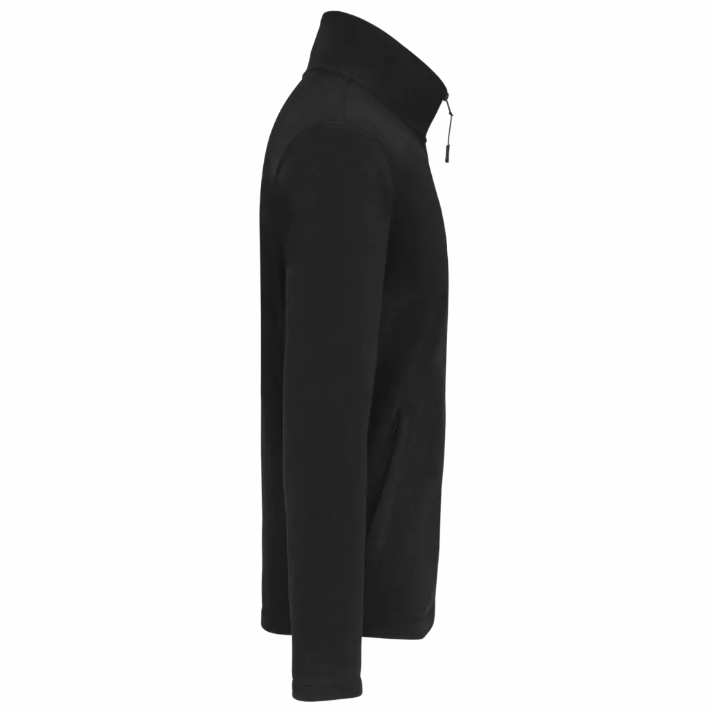 Microfleece met rits, black — productfoto 5
