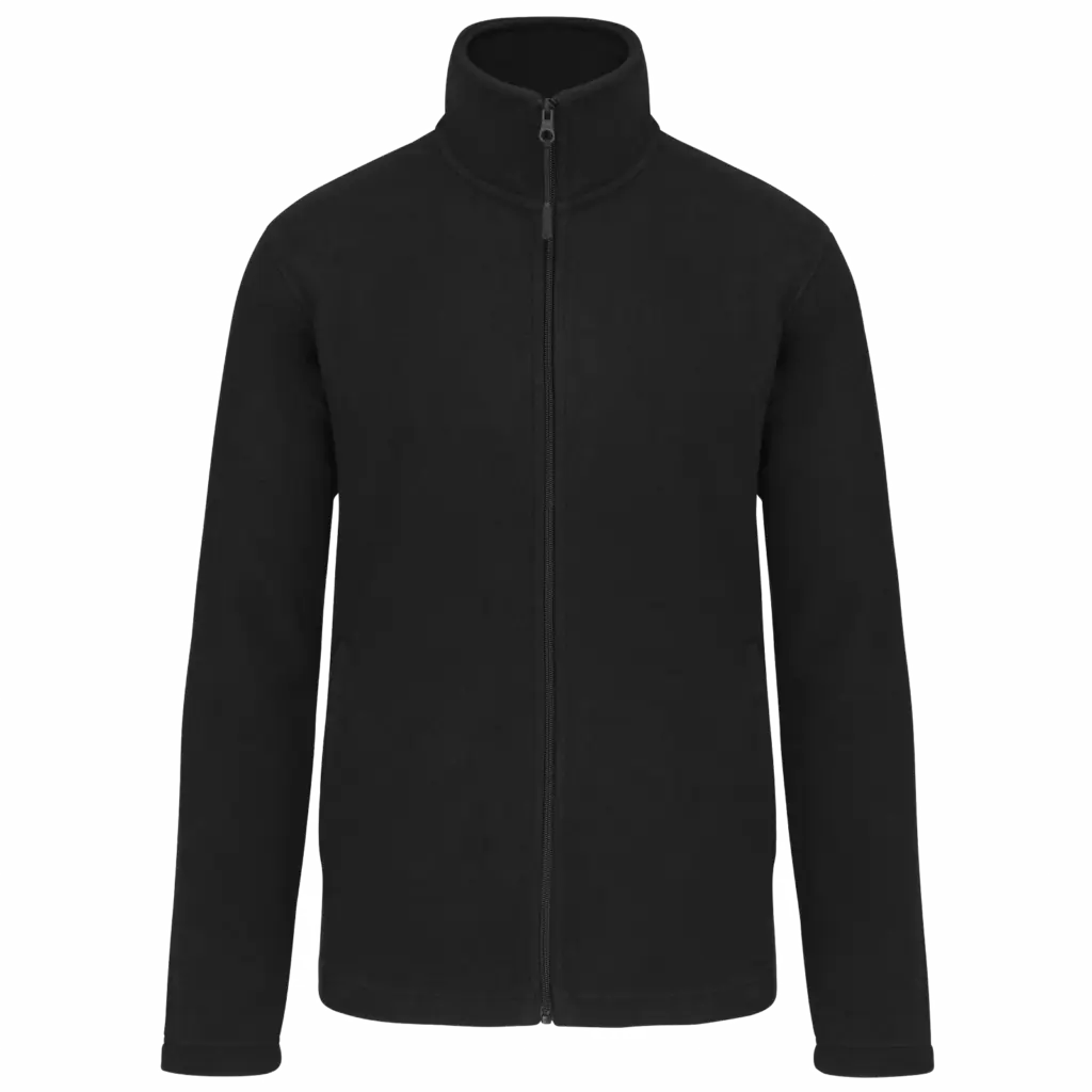 Microfleece met rits, black — productfoto 6