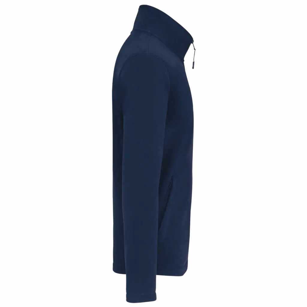 Microfleece met rits, navy — productfoto 7
